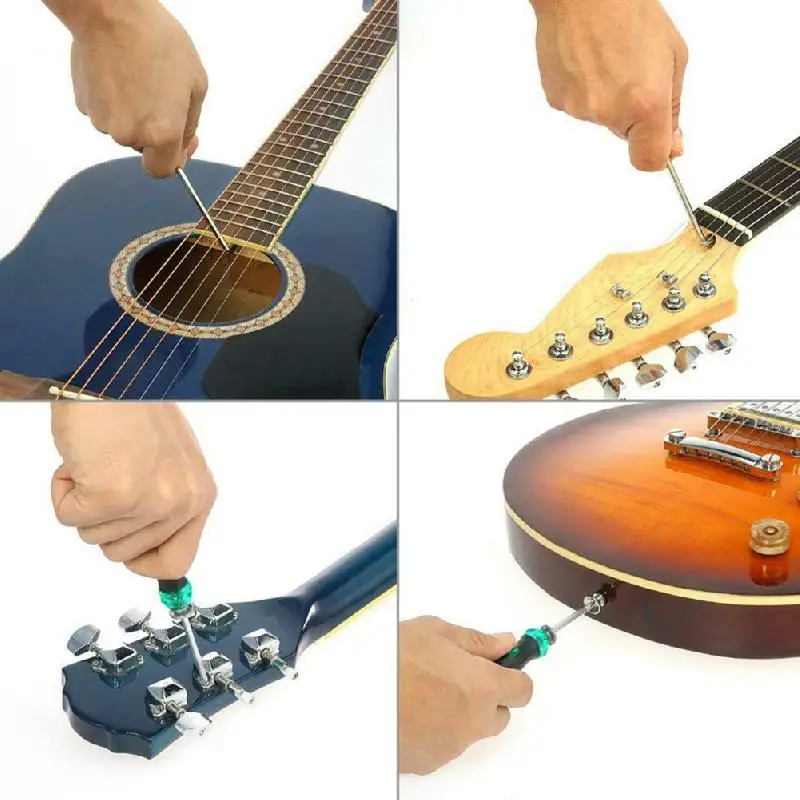 Уход за гитарой ремонт и обслуживание Сменные струны набор инструментов