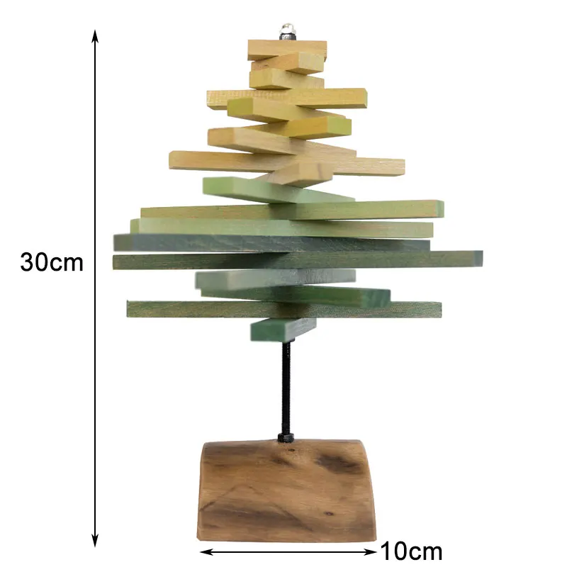 

Season Tree Kids Wooden Toys Wood Building Blocks Creative Tree Room Decoration Plain Log Montessori Learning Toys for Children