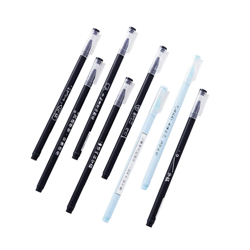 

4pc Creative Stationery Gel Pen Cartoon 0.5mm Full Needle Signature Pen Student Exam Water Pen Ballpoint Office School Supplies