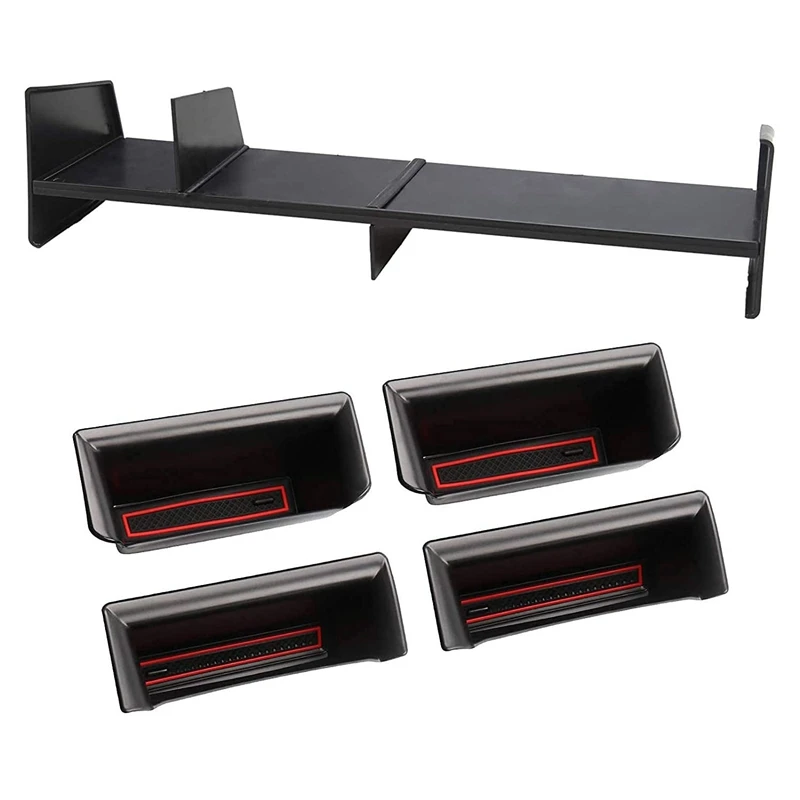 

Car Door Side Storage Box for Dodge RAM 1500 2021 2020 2019 Glove Box Organizer Tray Divider Accessories, 5PCS