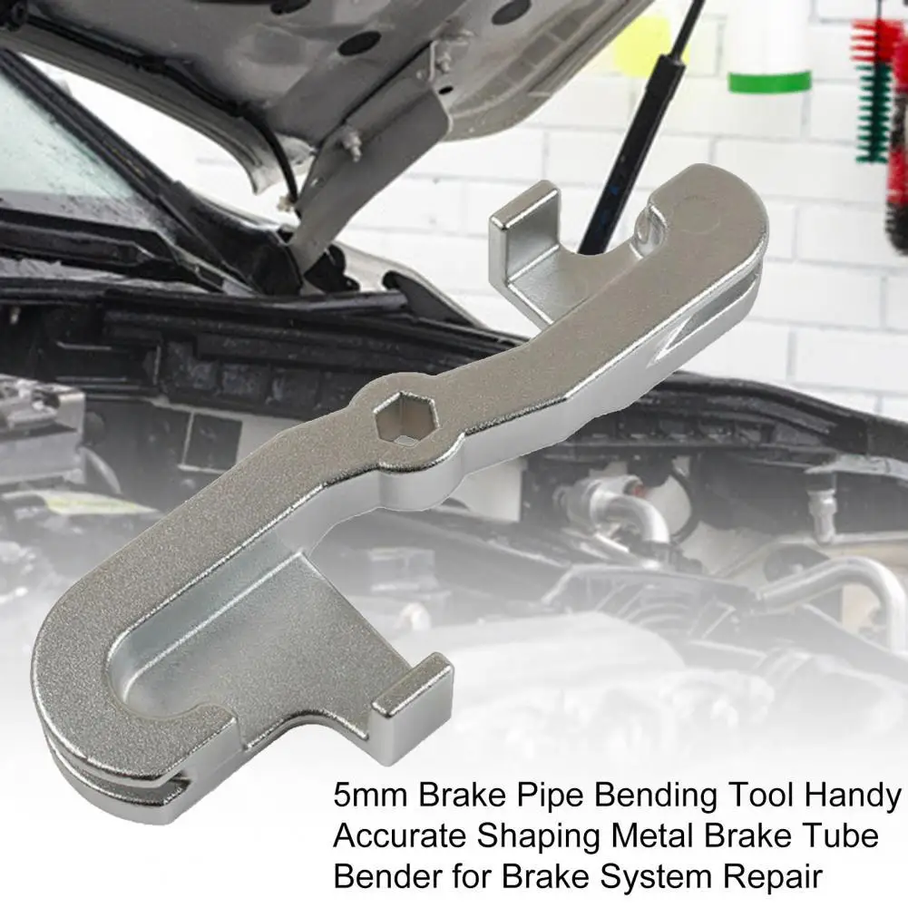 

5mm Brake Pipe Bending Tool Handy Accurate Shaping Metal Brake Tube Bender for Brake System Repair Transmission Repair Tools