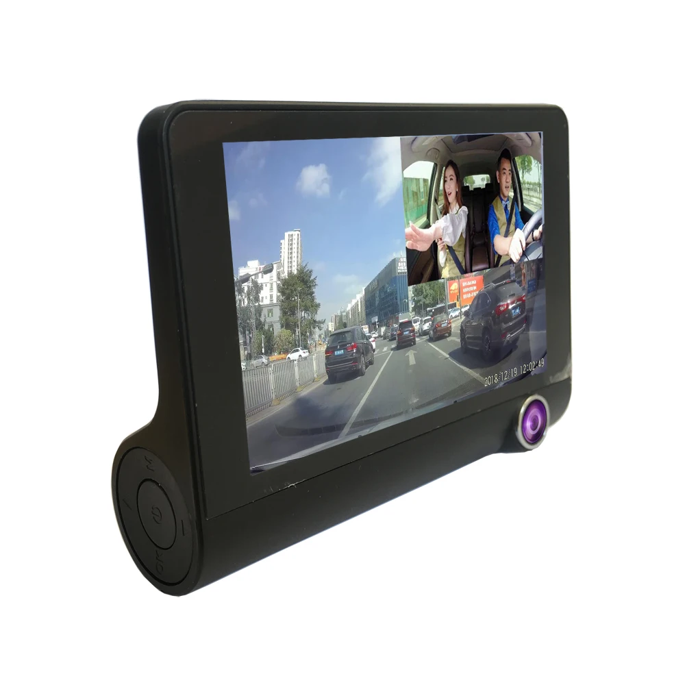 ZHUIHENG Автомобильный видеорегистратор 3 камеры объектив dash cam Автомобильная камера видеорегистратор Автомобильный видео цифровой видеорегистратор для автомобиля с камерой заднего вида