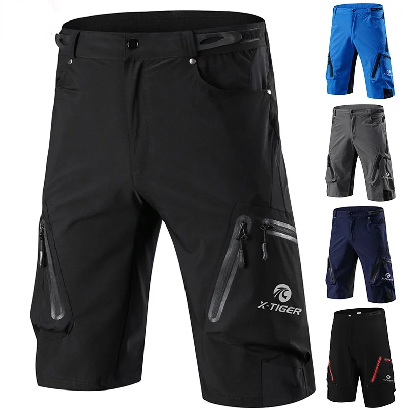 

Men Cycling Shorts Outdoor Sports MTB Shorts Multi-Pocket Racing Bike loose Downhill Shorts Breathable Cycling Underwear
