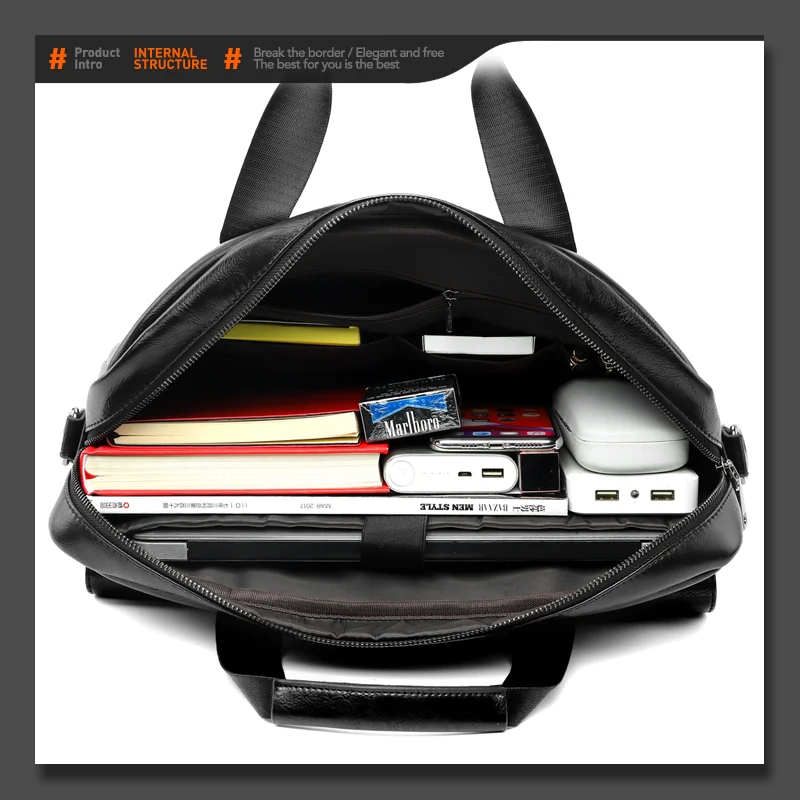 Сумка-мессенджер VICUNA POLO мужская для ноутбука документы на плече кожаная | Багаж и