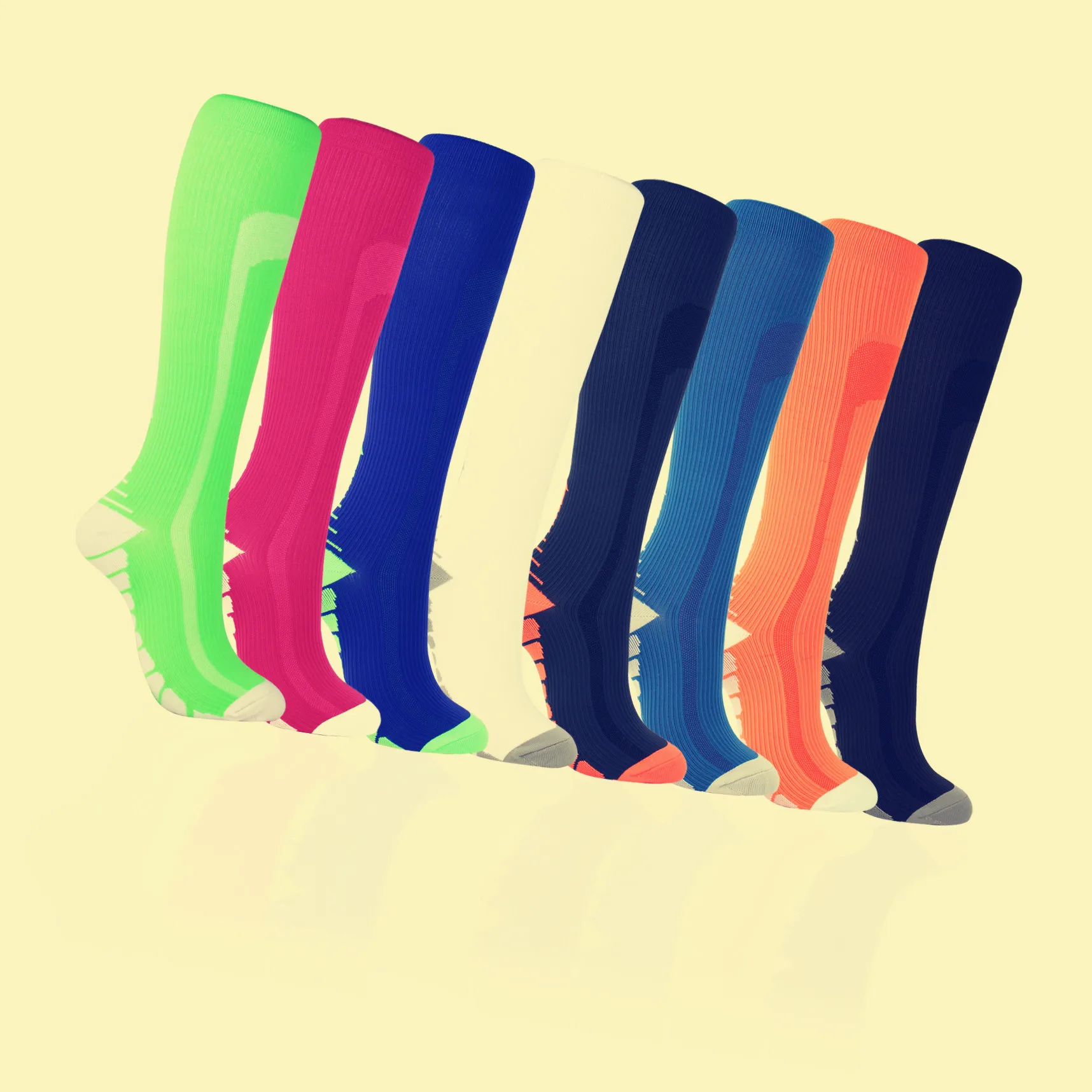 

Cycling Sock Men 1 Pair Sock Pressure Compress Sport Stocking Knee High