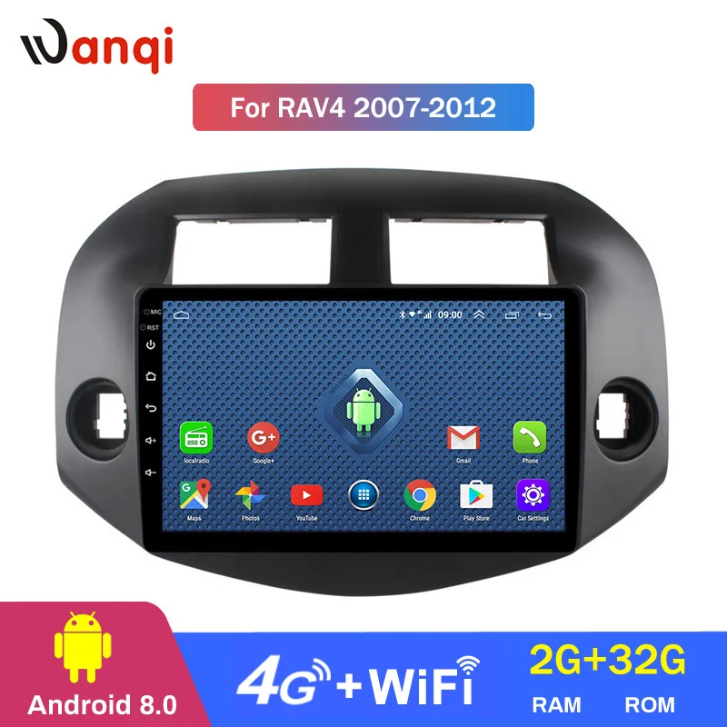 4G Lte All Netcom 10.1I nch Android 10 0 Автомобильный GPS навигатор для Toyota RAV4 2007 2012 поддержка