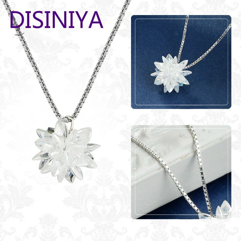 Женское Ожерелье макси из серебра 925 пробы с кристаллами | Украшения и аксессуары