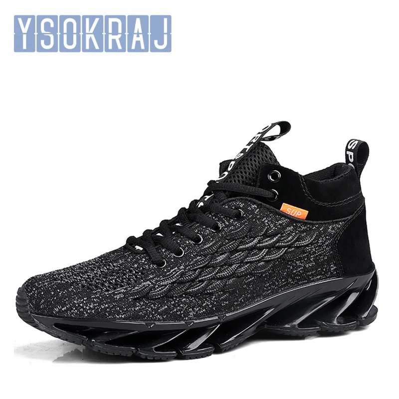 

2020 New High Top Shoes Spring Autumn High Quality Men Running Shoes For Outdoor BreathableMen Trianers Sneakers Men Sport Shoes