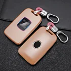 Чехол для ключа автомобиля чехол для ключей Renault углеродного волокна имитация Жесткий ключ чехол цепи для Renault Kadjar Megane Koleos QM5 QM6 2016-18