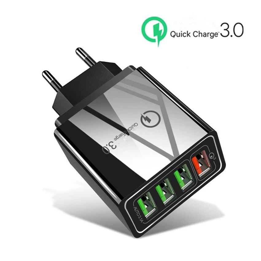 Быстрое зарядное устройство 3 0 быстрое QC3.0 адаптер для быстрой зарядки iPhone 11X7 8