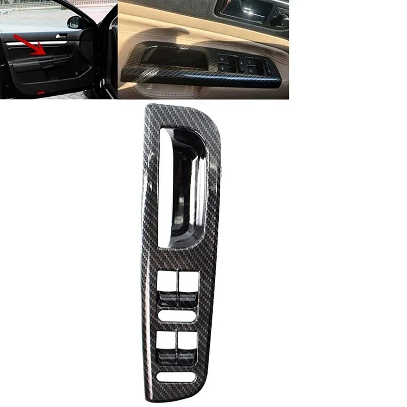 Панель управления из углеродного волокна с узором для двери и окна панель Passat Golf