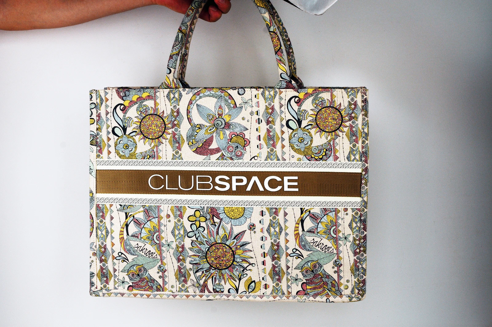 

ENNROS large embroidered handbag storage bag, storage bag