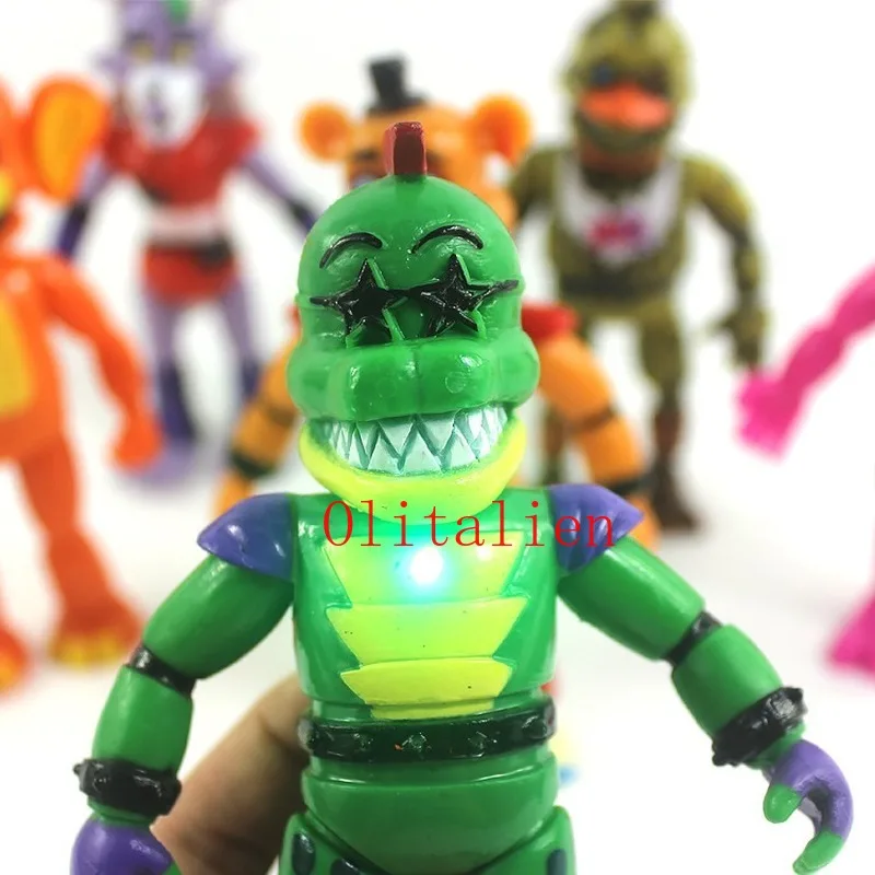 Оливиан 8 шт./компл. полночная игрушка медведь безопасности брейк вер светильник