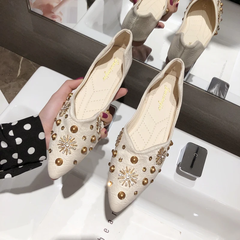 Женская Повседневная обувь Новинка 2019 года модные летние тонкие туфли с