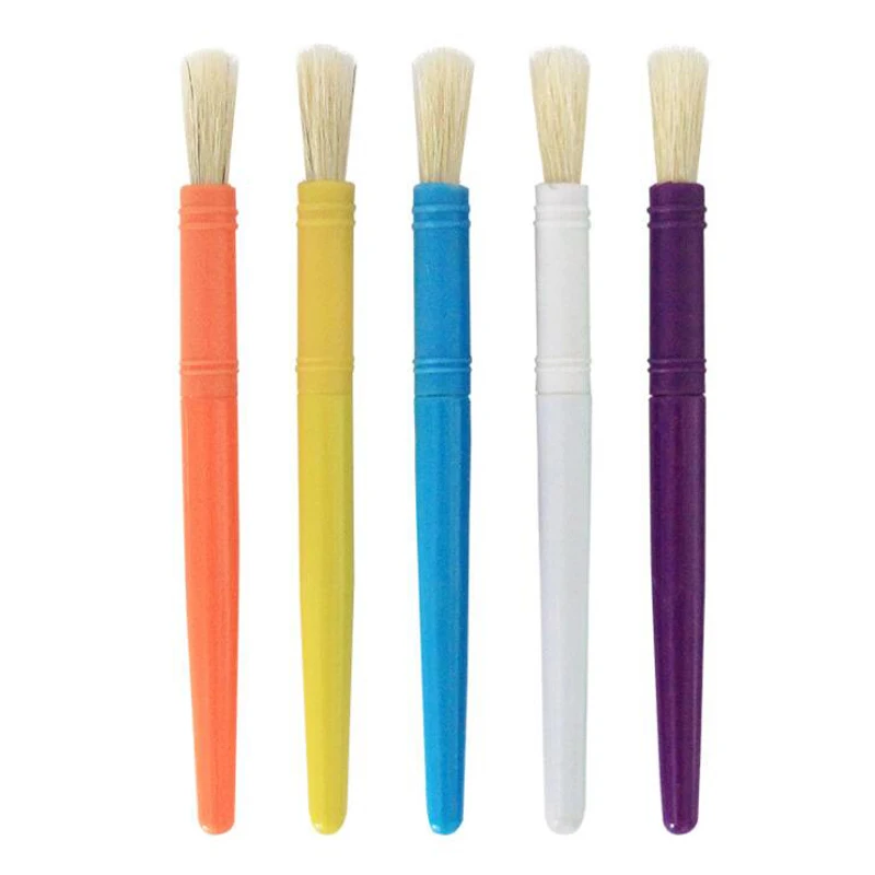 5 шт./компл. с круглой головкой художественный Краски щетка ярких цветов Ручка
