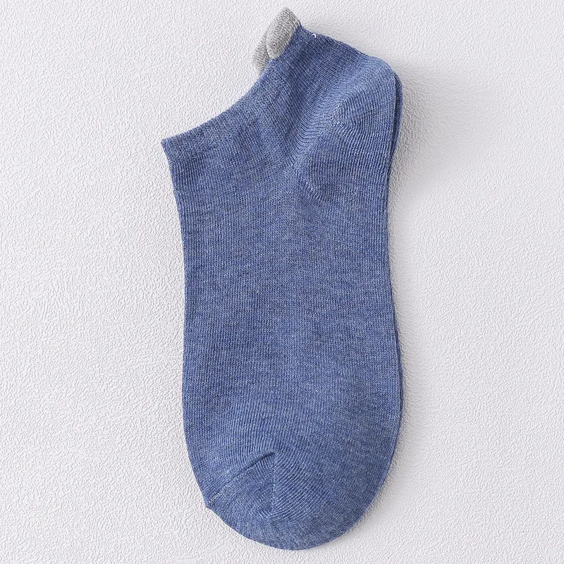 

10 Pair Hot Mens High Quality Breathable Sports Male Socks Solid Color Boat Socks Comfortable Fashions Cotton Ankle Man Socks