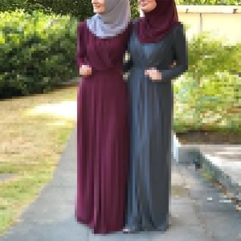 

Pleated Abaya Muslim Dress Robe Dubai Hijab Kaftan Abayas Women Jilbab Ramadan Caftan Marocain Turkish Elbise Islamic Clothing