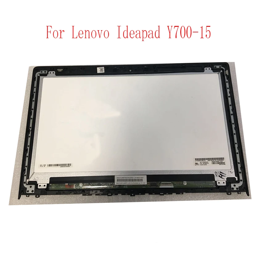 spesifikasi Untuk Lenovo Ideapad Y700-15ISK Y700-15 Depan Kaca LCD Layar Display Panel Non Sentuh Dengan Bingkai Bezel FHD 1920*1080