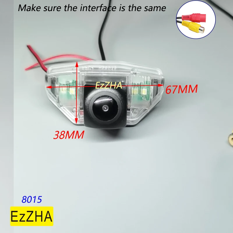 

EzZHA HD Fisheye Rear View Camera For Honda Fit MK2 2008 2009 2010 2011 2012 2013 2014 Car Parking Accessories