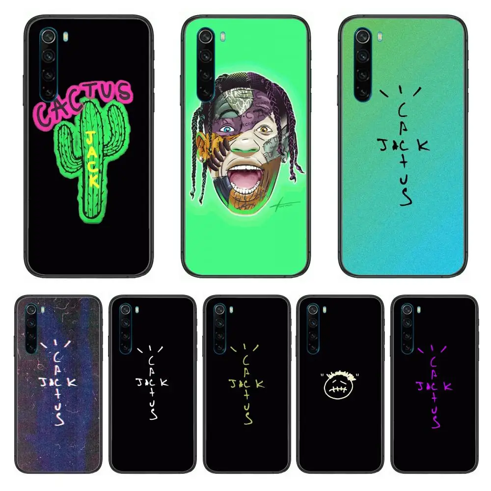 Певица кактус Джек в стиле хип хоп для мобильного телефона с изображением