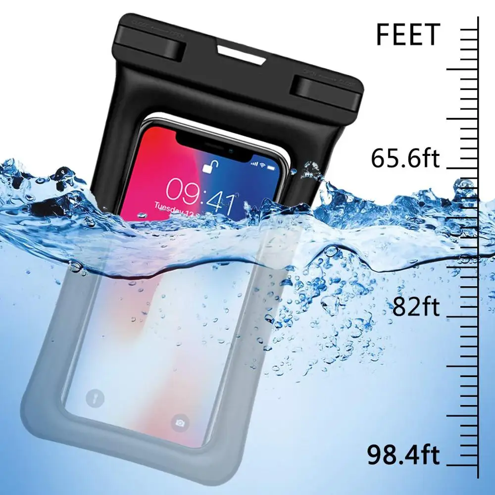 Универсальный Водонепроницаемый Чехол OBAFU для iPhone X XS MAX 8 7 6 s 5 Plus чехол сумка чехлы