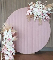 wedding background holiday event celebration round decoration background color can be customized