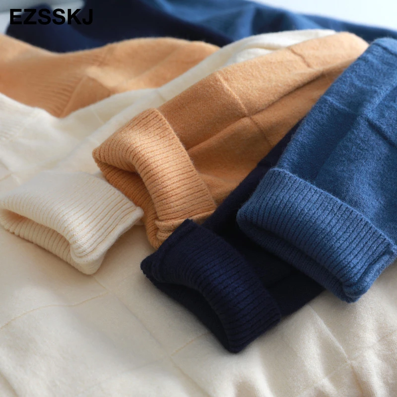 Осенне-зимние кашемировые Пуловеры свитеры с рукавом летучая мышь для женщин |