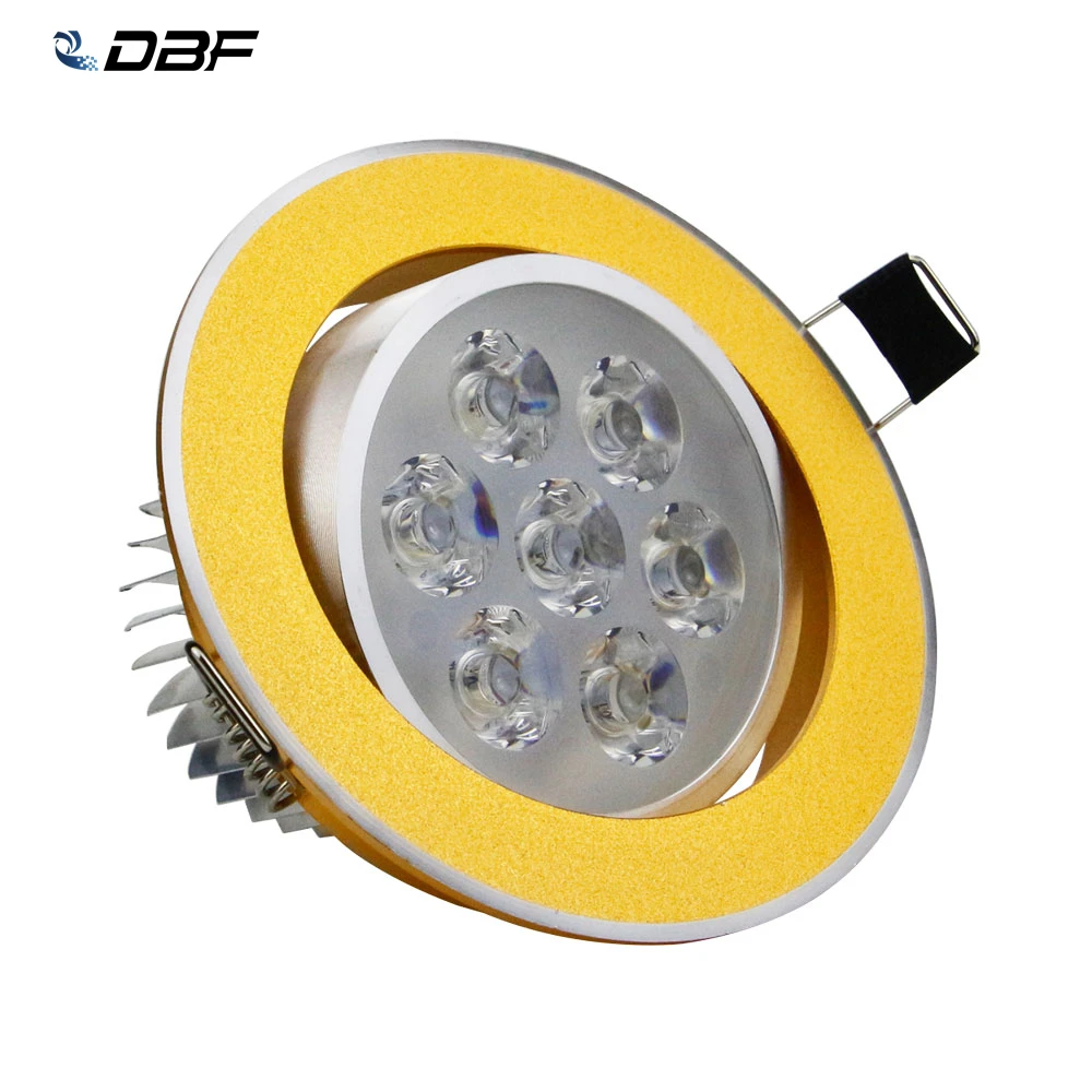 

[DBF]Epistar High Power LED Downlight Ceiling Lamp Light Dimmable 7W 5W 3W Warm White/Cold White Recessed Spot Light AC110V/220V