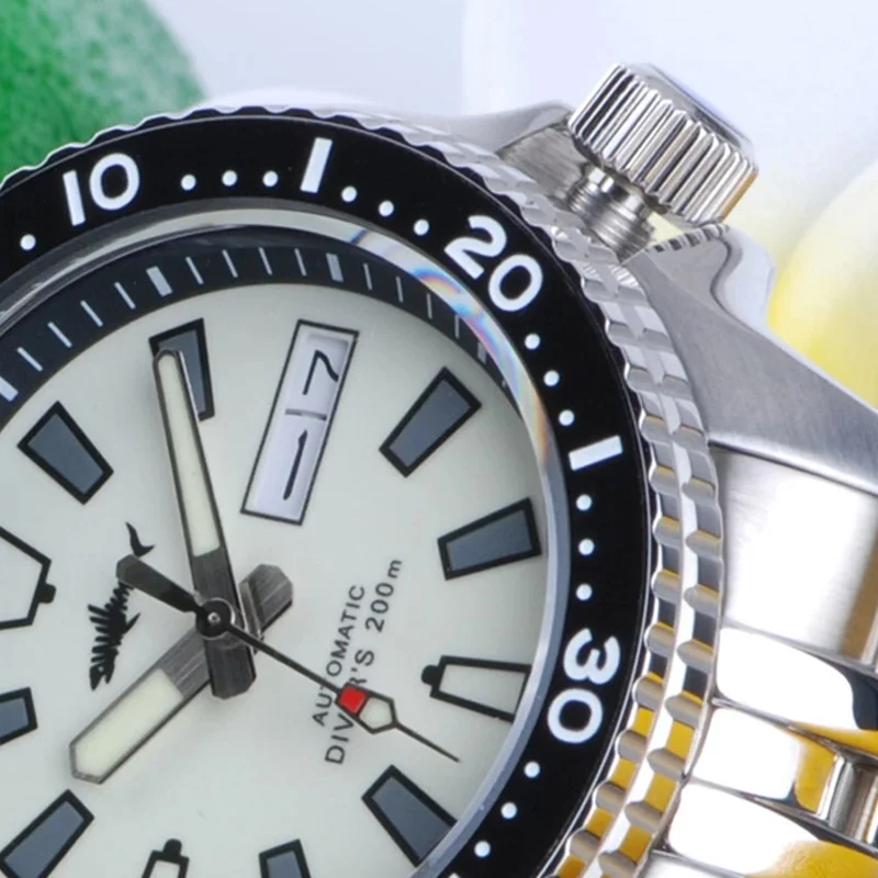 

HEIMDALLR Mens Automatic Watch Sapphire Crystal Mechanical Watches Luminous 200M Waterproof Japan NH36A Movement Diver Watch