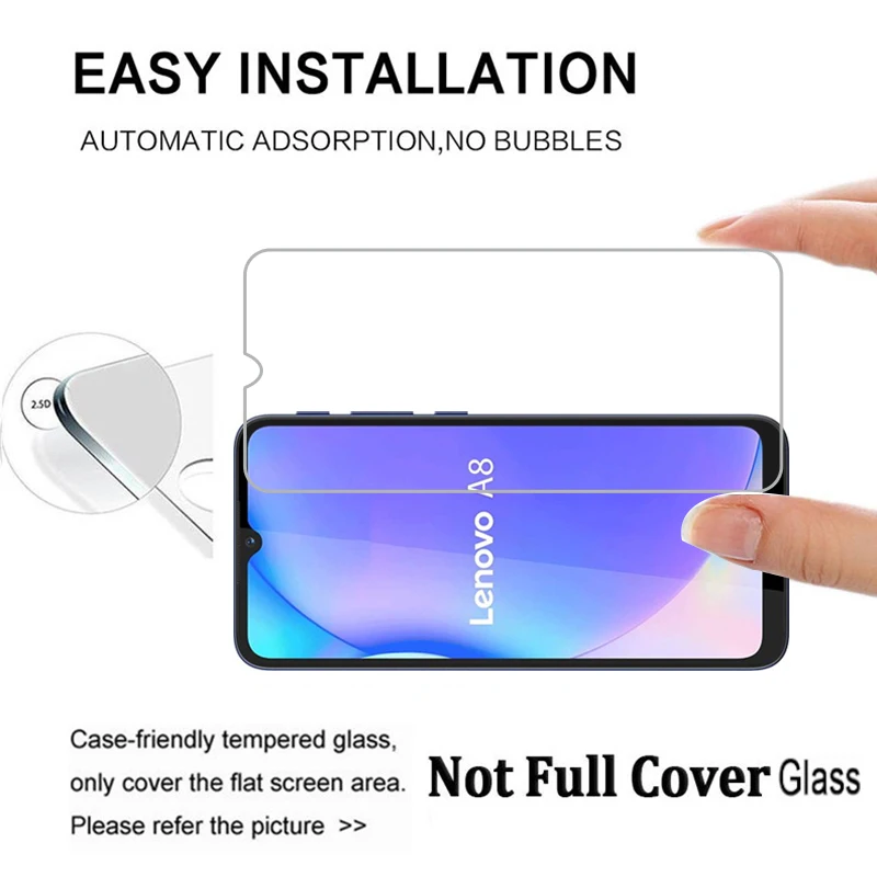 Защитная пленка для экрана 2 шт. Lenovo A8 2020 защитная из закаленного высокопрочного