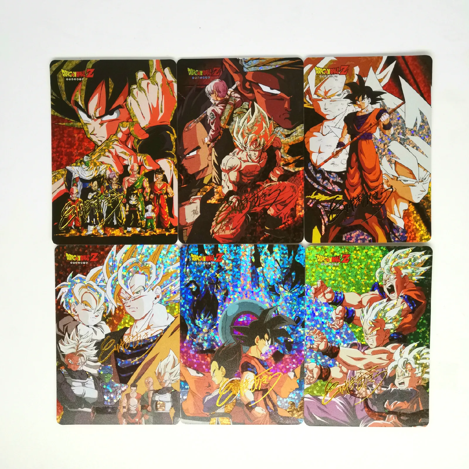 9 шт./компл. супер Dragon Ball Z Торияма Акира Подпись героев карточной ультра инстинкт