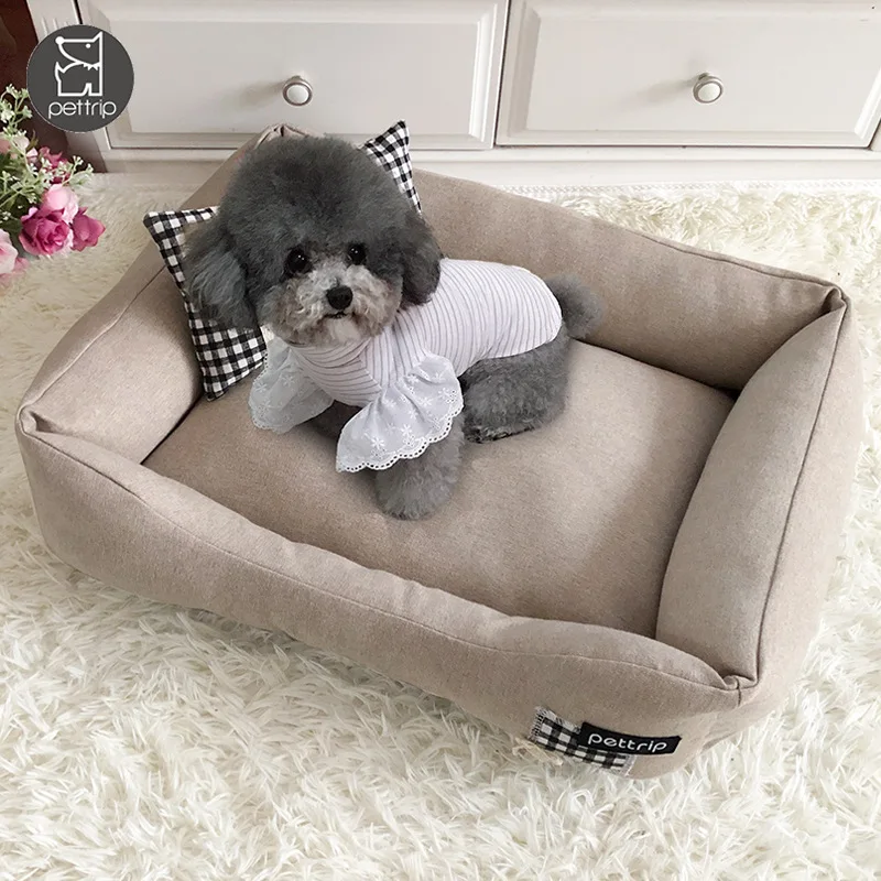 Кровать для больших собак домик домашних животных диван кровать с подушкой