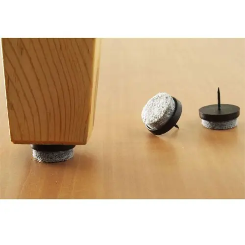 50 шт. мебельные войлочные протекторы подкладки под ножки серые и коричневые