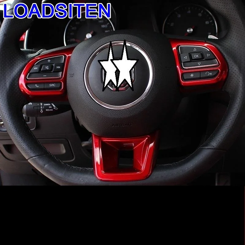 Автомобильная хромированная автомобильная Кнопка рулевого колеса аксессуары