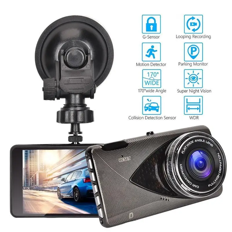 Ультратонкий Автомобильный видеорегистратор ADAS 1296P HD с ночным видением