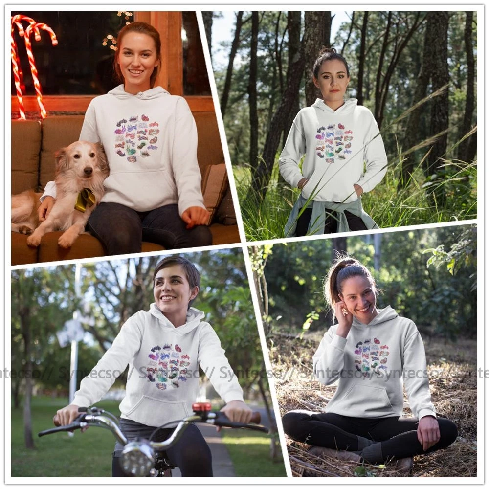 Женское худи с длинным рукавом темно синее в стиле оверсайз|Женские толстовки и