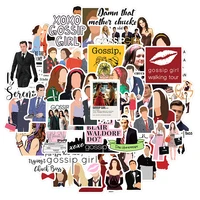 103050pcspack gossip girl classic tv show stickers for furniture wall desk diy chair toy car computer decal tv motorcycle etc