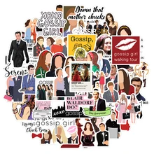 10/30/50pcs/pack Gossip Girl Classic TV Show Stickers For Furniture Wall Desk DIY Chair Toy Car Computer Decal TV Motorcycle Etc