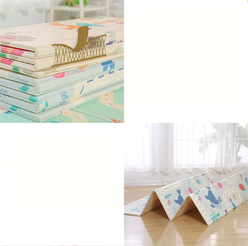 Складной детский двусторонний игровой коврик XPE Puzzle Детский коврик Tapete Infantil комната ползающий коврик нетоксичный Детский ковер Brinquedos