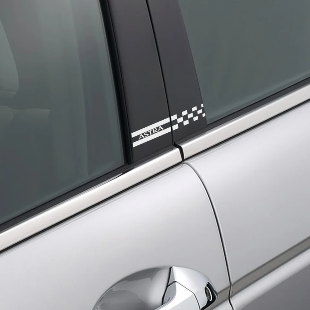 2 шт. окна автомобиля B Столбы Графический виниловые наклейки для Защитные чехлы