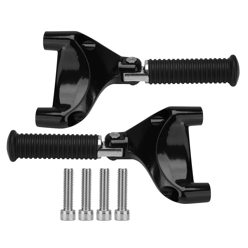 

Motorcycle Passenger Rear Foot Pegs Rest Pedal for 883 1200 XL Sportster 04-13