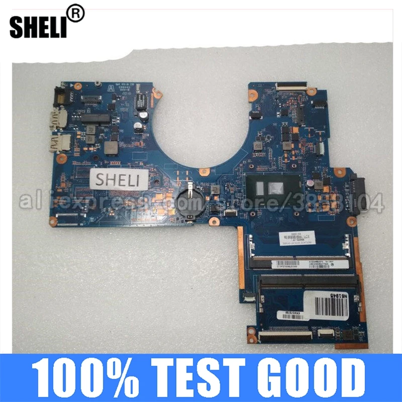 

SHELI For HP 15-AU MOTHERBOARD with i3-6100U DAG34AMB6D0 856225-601 856225-501 856225-001