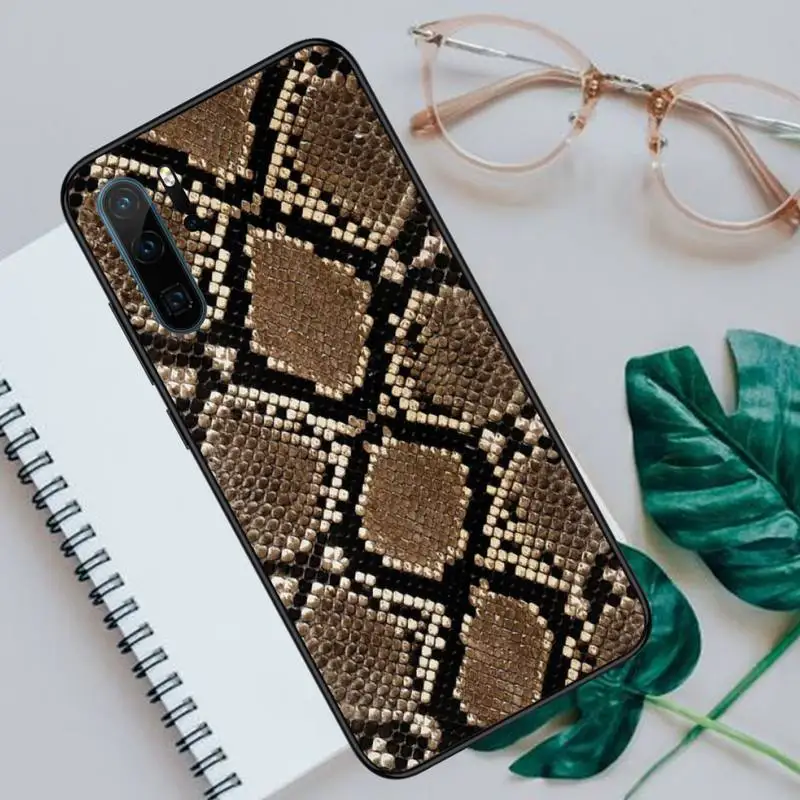 

Vintage snake skin Phone Case For Huawei P40 P20 P30 lite Pro P Smart 2019 Mate 40 20 10 Lite Pro Nova 5t