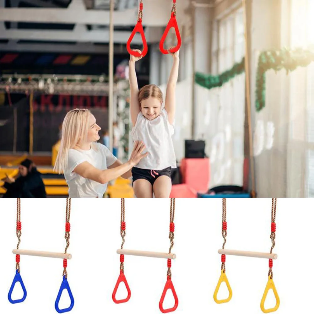 

Children Rings Swing Playground Flying Gym Rings Swing Flying Pull Up Ring Sports Outdoor Indoor Gym Swing