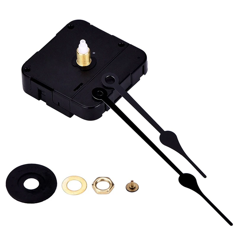 Лидер продаж Черный 2 руками Сделай Сам Механизм кварцевых часов 6/25 дюйма