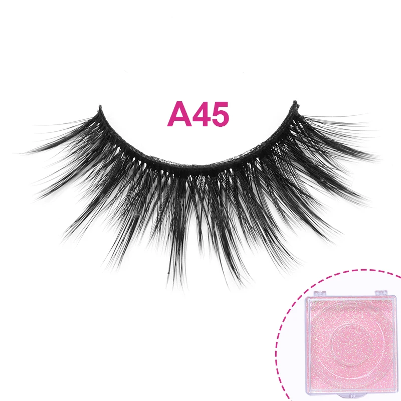 50/100 пар частная марка 3D 8D природа ресниц оптом поставщиков 5D мягкие пушистые