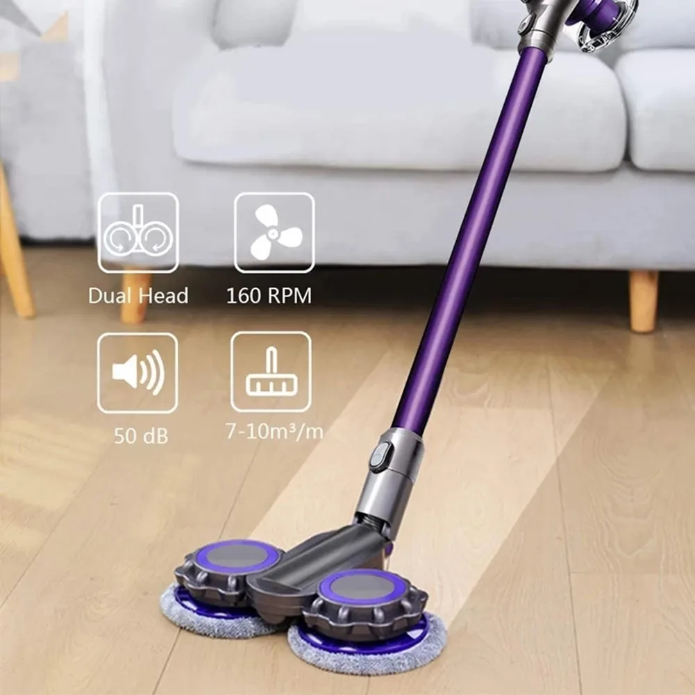 

1 Set Wet & Dry Mop Head+Mop Cloth+Water Tank For Dyson V6 High Quality Multi-functional Vacuum Cleaner Parts Accessories