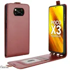 Роскошный кожаный чехол для Xiaomi Poco X3 NFC M3 PRO F2 F3 GT M4 Mi 11 11T 11i, откидной вертикальный мягкий чехол-книжка для Redmi Note 9 10 11