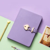 secret notebook ruled journal lined diary with heart lock creative gift