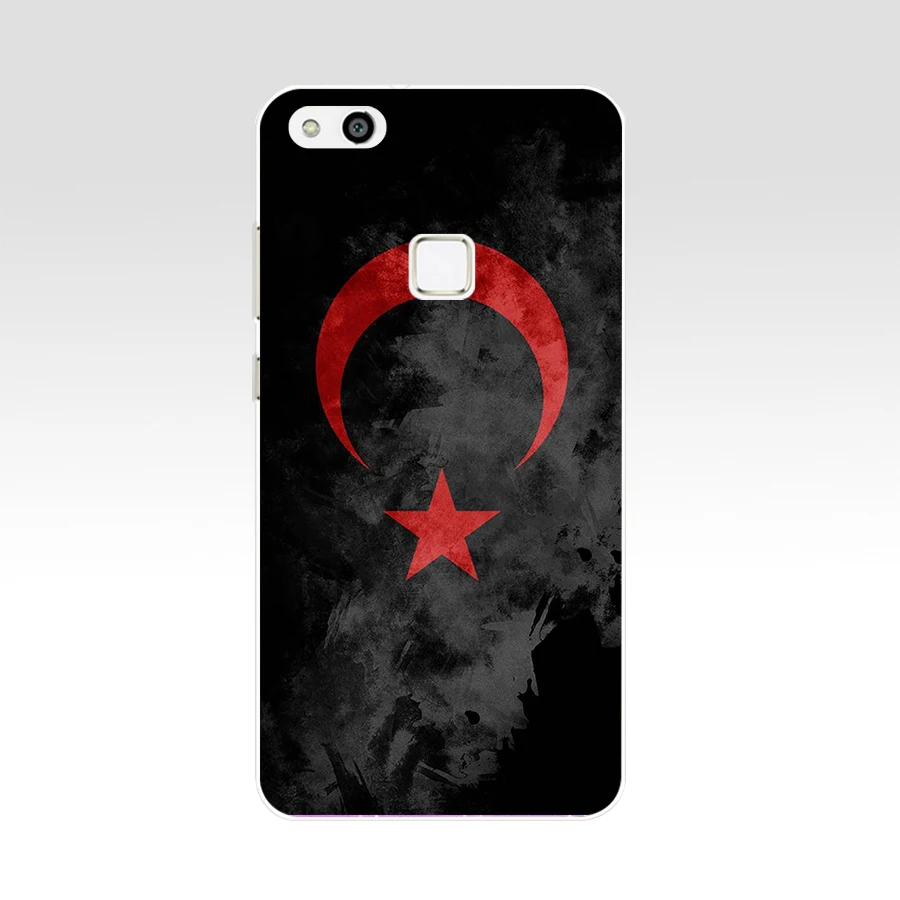 084AA эмблема русского флага Мягкий Силиконовый ТПУ чехол для Honor 9 10 huawei p10 lite y6 prime